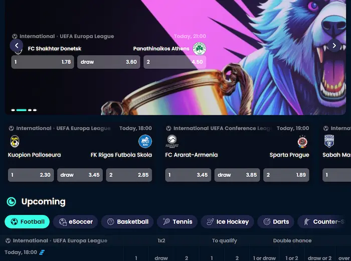 BoomsBet Casino sport