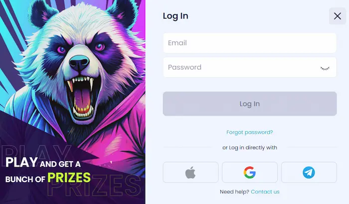 BoomsBet Casino login